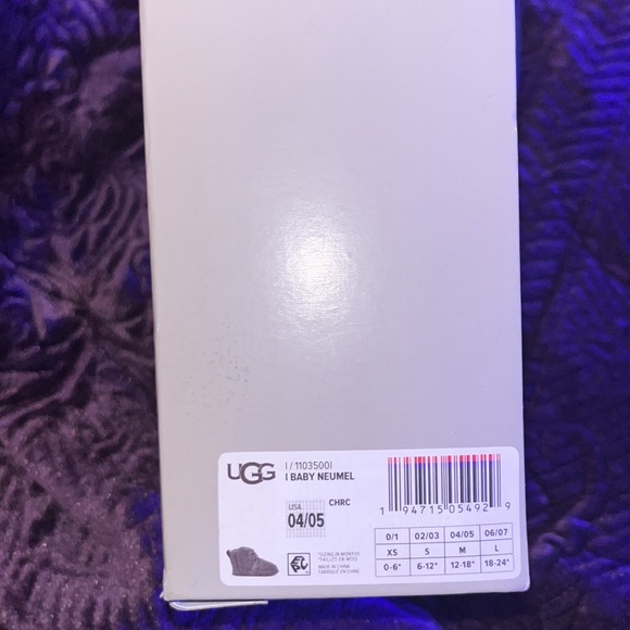 Baby Boy Ugg Neumel Gray Boots…Size 4/5 - Picture 5 of 5
